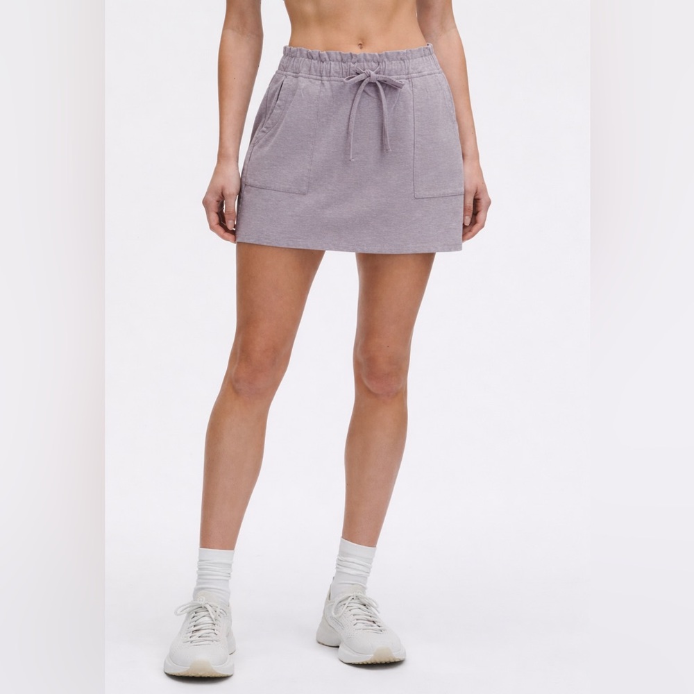 90 Degree by Reflex | Mauve | Drawstring Mini Skirt Size L